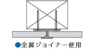 ●金属ジョイナー使用
